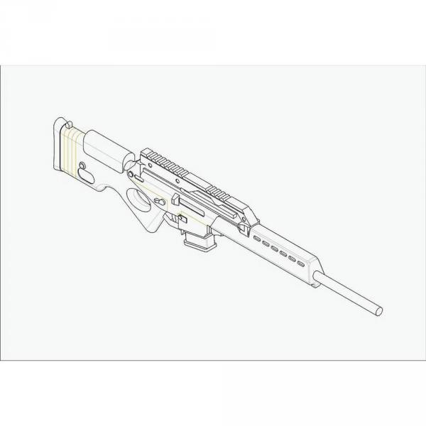 Accessoires militaires : Sélection d'armes à feu allemandes SL8 (4 pistolets)  - Trumpeter-TR00521