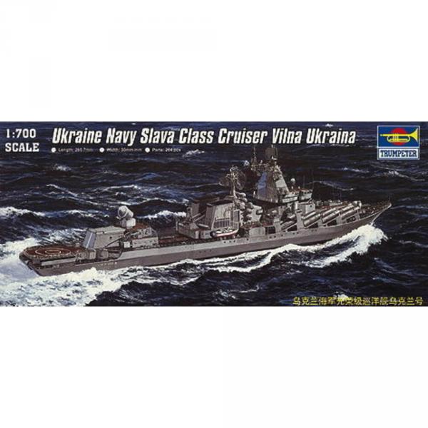 Maquette bateau : Ukraine Navy Slava Class Cruiser Vilna - Trumpeter-TR05723