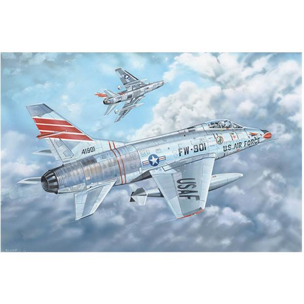 Maquette avion : F-100C Super Sabre - Trumpeter-03221