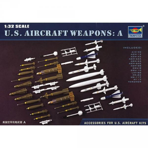 Accessoires militaires : Set d'armement aviation américaine - Trumpeter-TR03302