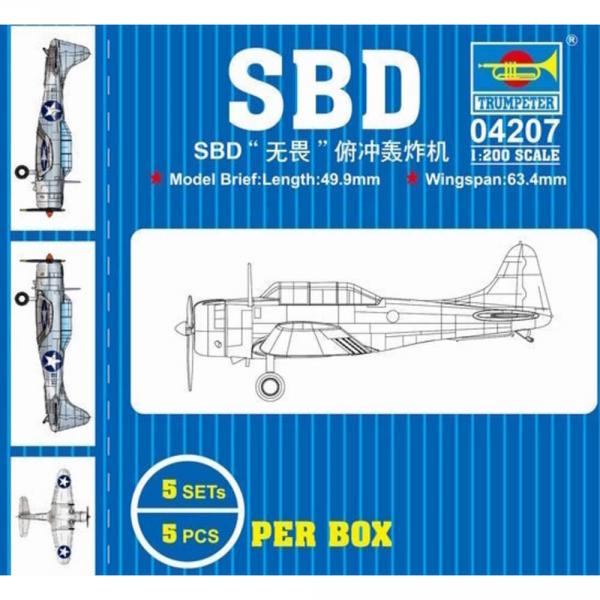 Maquette avion : SBD  - Trumpeter-TR04207