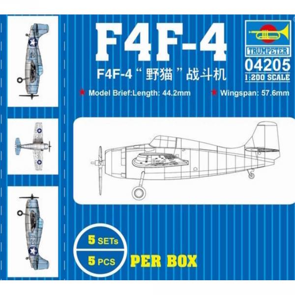Maquette avion : F4F-4 - Trumpeter-TR04205