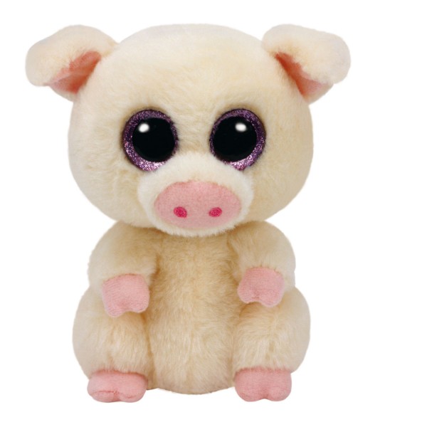 Peluche Beanie Boo's Small : Piggley le Cochon - BeanieBoos-TY37200