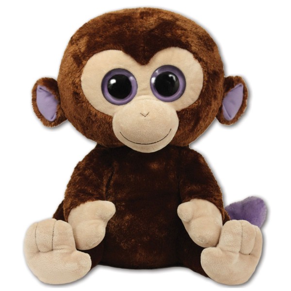 Peluche TY Beanie Boo's Large : Coconut le Singe - BeanieBoos-TY36800