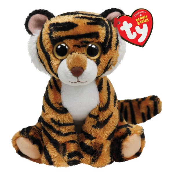 Peluche TY Beanies Small : Stripers le tigre - BeanieBoos-TY42055