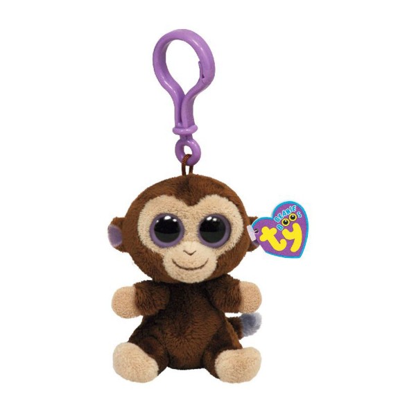 Porte-clés TY Beanie Boo's : Coconut le singe - BeanieBoos-TY36501