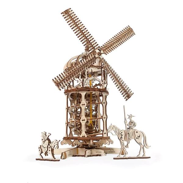 Maquette en bois : Moulin à vent, modèle mécanique - Ugears-8412084