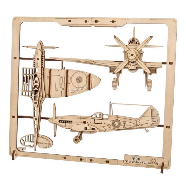 Maquette en bois : Avion de chasse - Ugears-8412168
