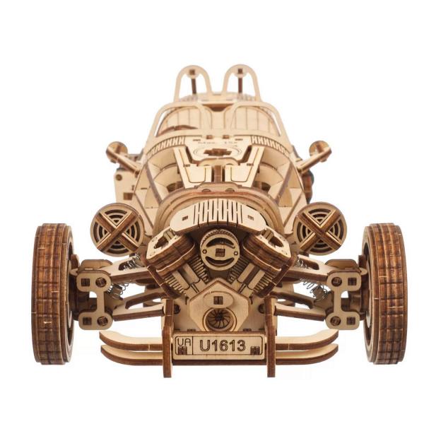 Maquette en bois : Voiture UGR-S à trois roues - Ugears-8412183