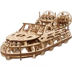 Holzmodell: Rettungs-Luftkissenboot