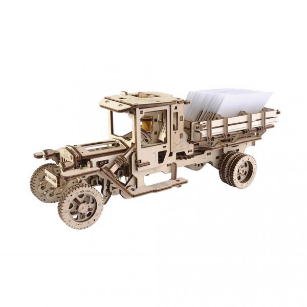 Wooden model: UGM 11 truck, mechanical model - Ugears-8412025