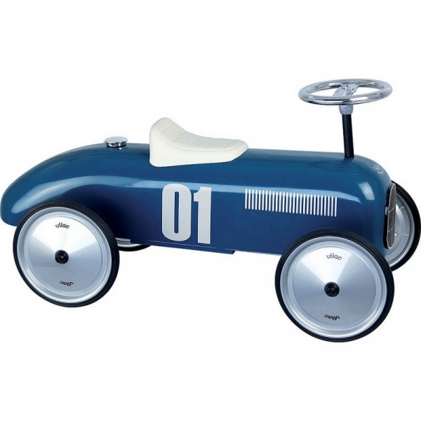 Porteur voiture vintage bleu pétrole - Vilac-1123