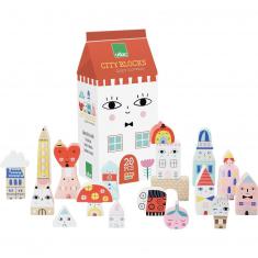 Cubes en bois : Tiny city Suzy Ultman
