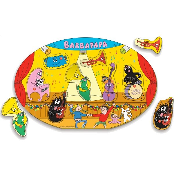 Encastrement 7 pièces en bois musical - Barbapapa - Vilac-5858