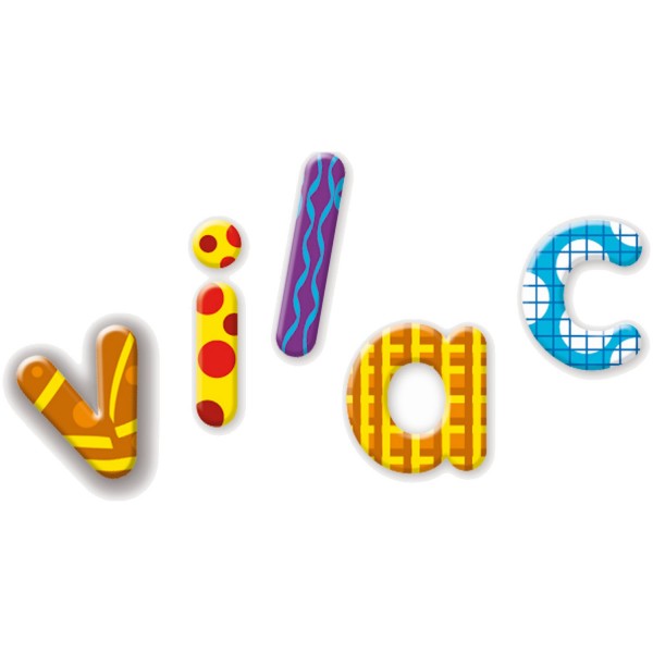 Lettres minuscules Magnets alphabets en coffret en bois - Vilac-8009