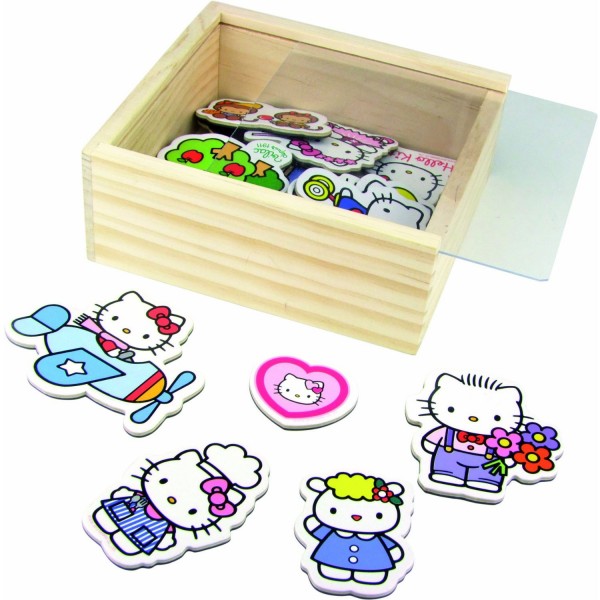 Magnets Hello Kitty : 20 pièces - Vilac-4807