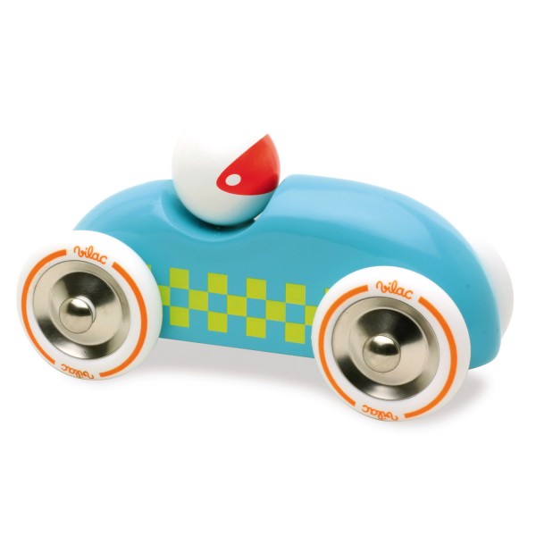 Voiture Rallye checkers GM turquoise - Vilac-2283B