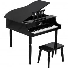 Grand piano à queue noir 30 touches