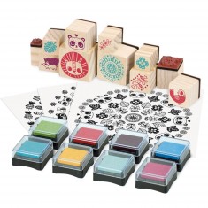 Coffret tampons mandalas