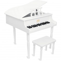 Piano à queue blanc