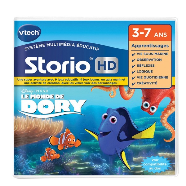 Jeu pour console de jeux Storio : Le monde de Dory - Vtech-274905