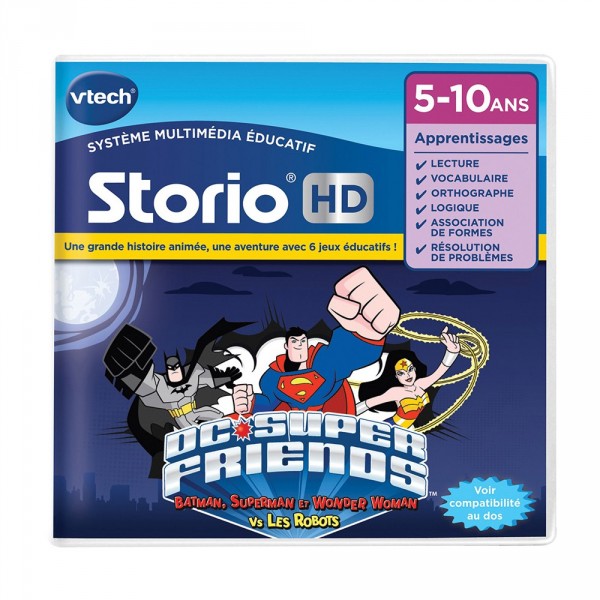 Jeu HD pour console de jeux Storio : DC Super Friends - Vtech-274805