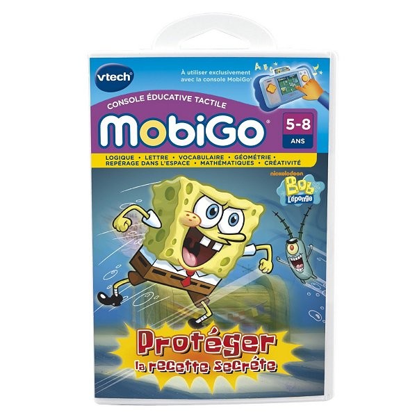 Jeu pour console de jeux Mobigo : Bob l'Eponge - Vtech-251505