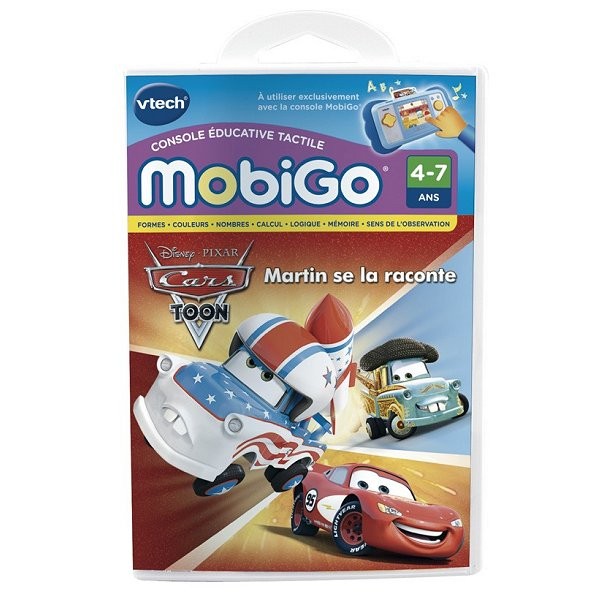 Jeu pour console de jeux Mobigo : Cars Toon - Vtech-251205