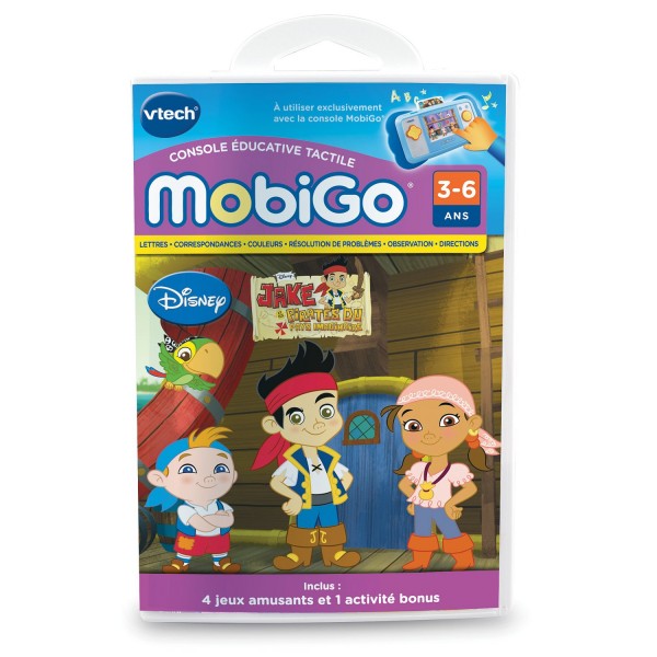 Jeu pour console de jeux Mobigo : Jake et les Pirates du Pays Imaginaire - Vtech-252805