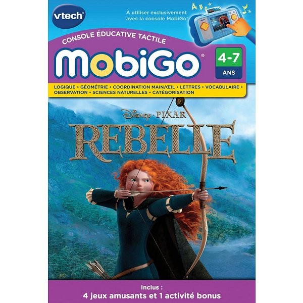 Jeu pour console de jeux Mobigo : Rebelle - Vtech-252605