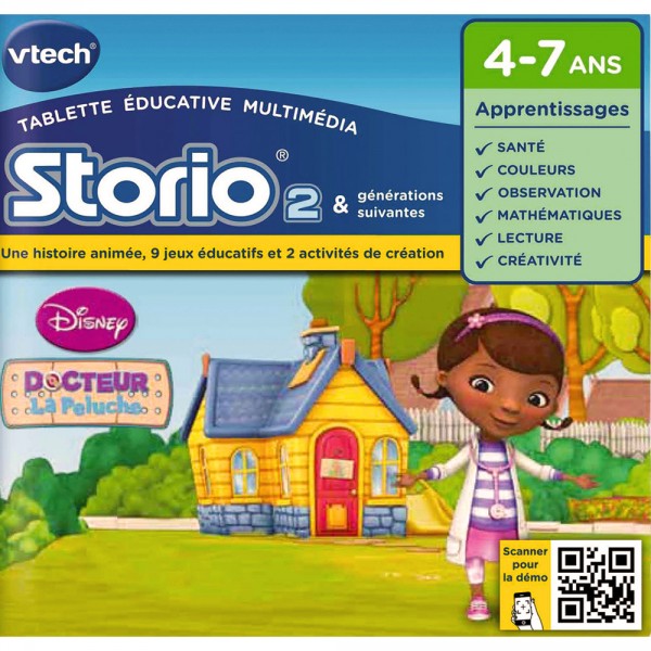 Jeu pour console de jeux Storio 2 : Docteur la Peluche - Vtech-232105