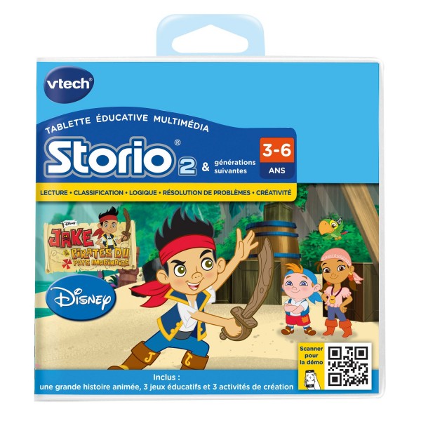 Jeu pour console de jeux Storio 2 : Jake et les pirates du Pays Imaginaire - Vtech-231605
