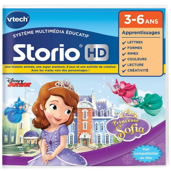 Jeu pour console de jeux Storio HD : Princesse Sofia - Vtech-272005