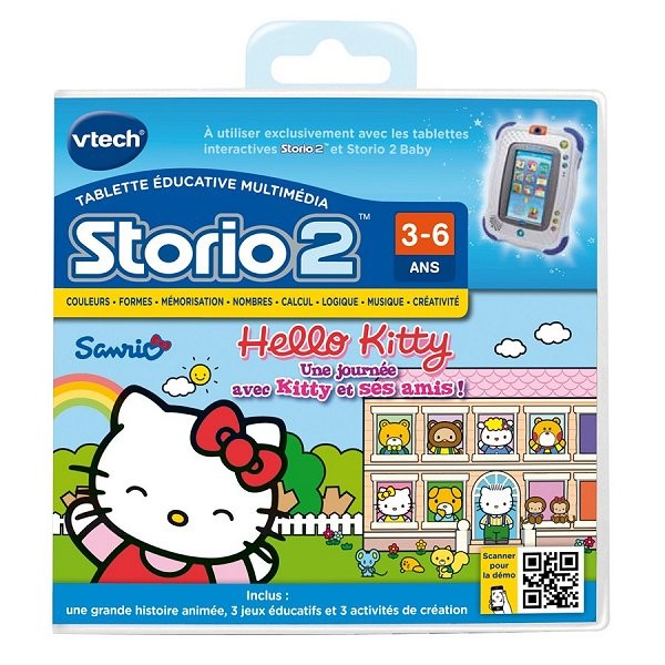 Jeu pour console Storio 2 : Hello Kitty - Vtech-231105