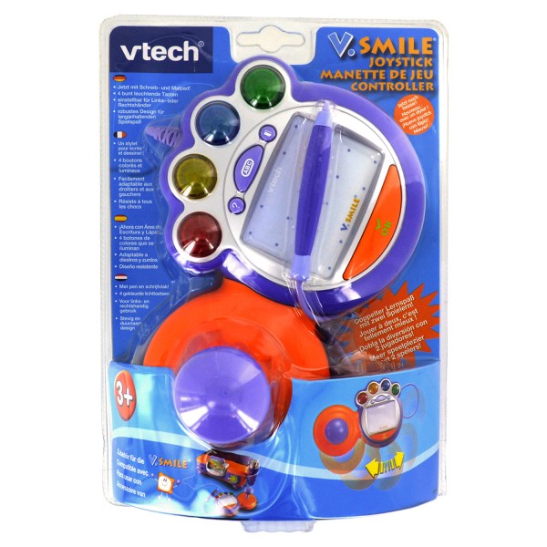 Manette de jeu pour console V.Smile : Orange et violet - Vtech-91424