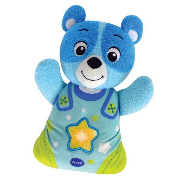Peluche veilleuse Mon ourson à merveilles : Bleu - Vtech-143505