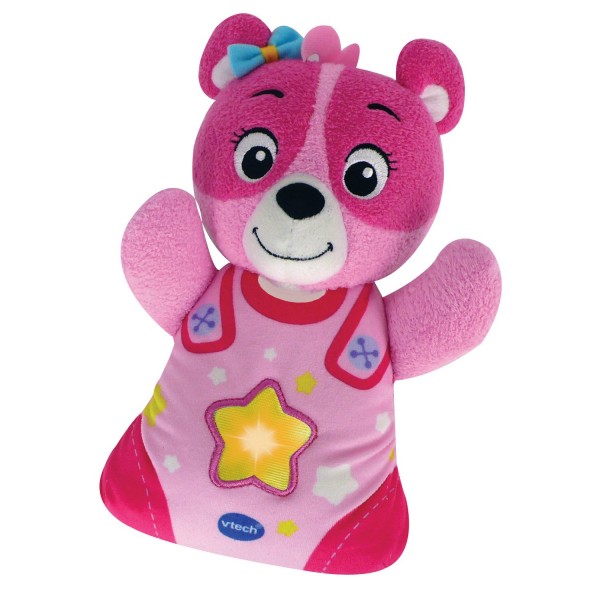 Peluche veilleuse Mon ourson à merveilles : Rose - Vtech-143555