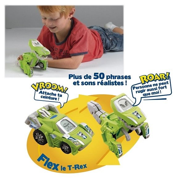 Véhicule dinosaure Switch&Go Dinos : Flex le T-Rex - Vtech-122105