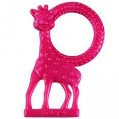 Anneau de dentition Vanille Sophie la girafe : Framboise
