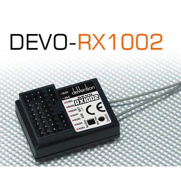 Radio DEVO 10 White version (Extended range) with RX (Mode1) Walkera - WALDEVO10WHITE-M1