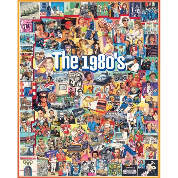 Puzzle 1000 pièces : Les années 80 - White-868