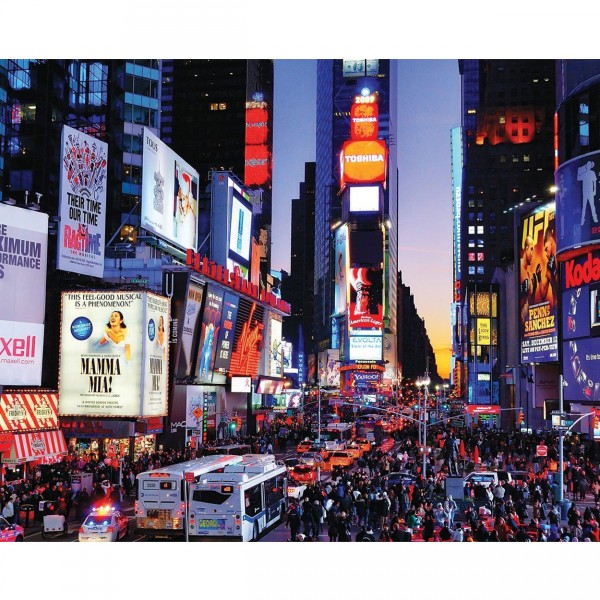 Puzzle 1000 pièces : Time Square, New York - White-922