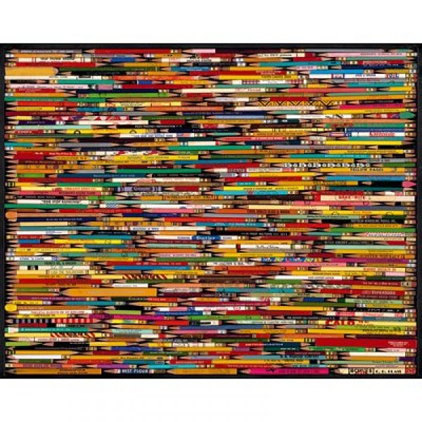 Puzzle 1000 pièces - Collage de crayons - White-730