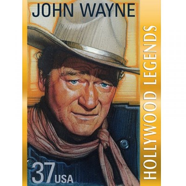 Puzzle 1000 pièces - Les légendes d'Hollywood : John Wayne - White-437