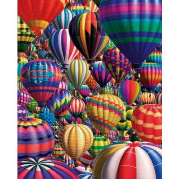 Puzzle 1000 pièces - Montgolfières - White-331