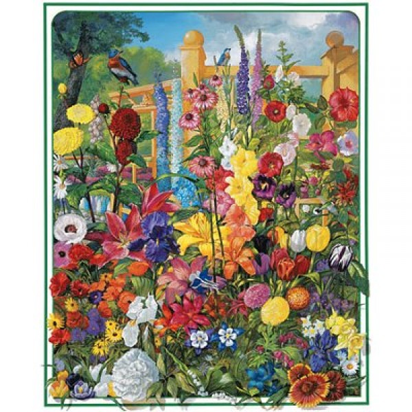 Puzzle 1000 pièces - Plantes vivaces - White-368