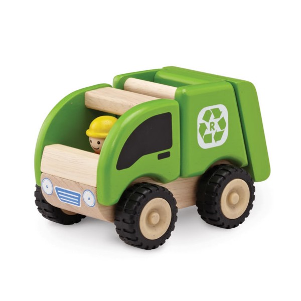 Véhicules Miniworld : Camion poubelle - Wonderworld-WW-4056