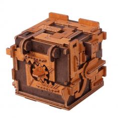 Maqueta de madera: rompecabezas templario