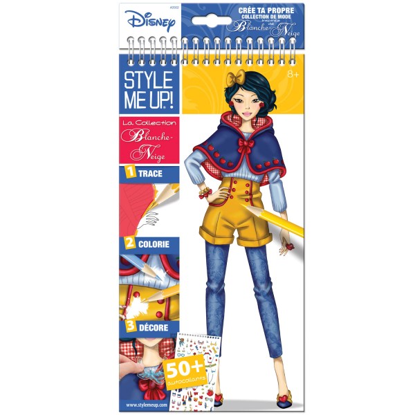 Carnet d'esquisses Disney Style Me Up : Blanche-Neige - Wooky-2102