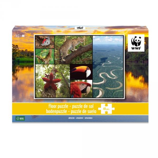 48-teiliges Bodenpuzzle: Amazonien - WWF-57841
